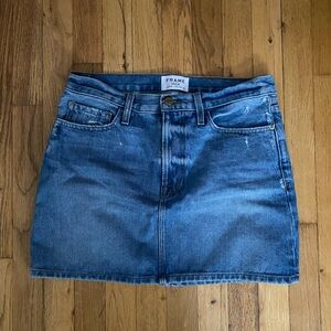 Frame Denim Women's Classic Blue Mini Skirt 28 M